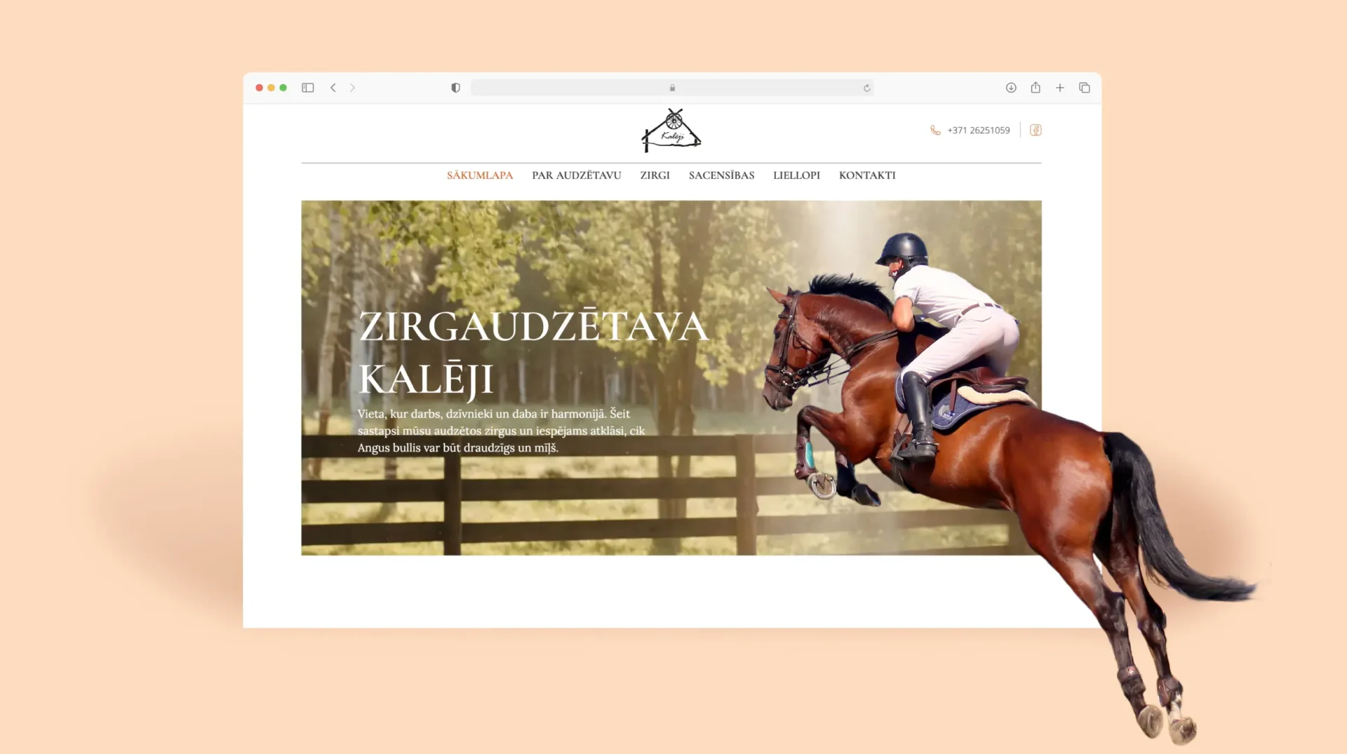 Ziraudzētava kalēji tīmekļa vietne